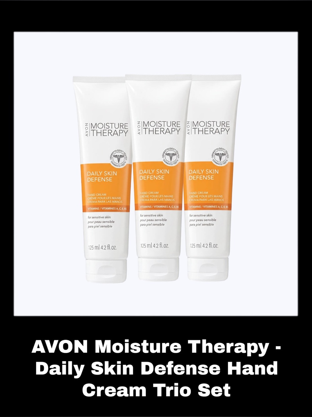 AVON Moisture Therapy - Daily Skin Defense Hand Cream Trio Set